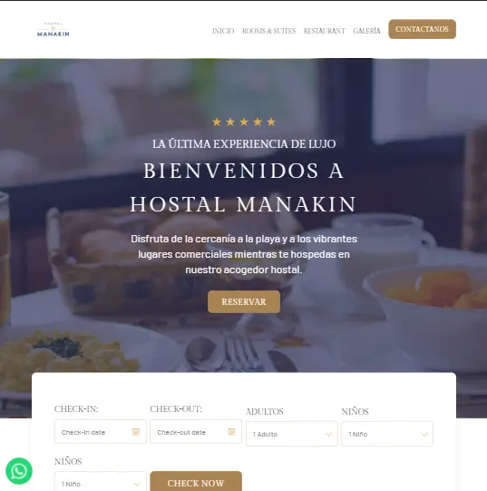 pagina web de manakin hecha por synetxis
