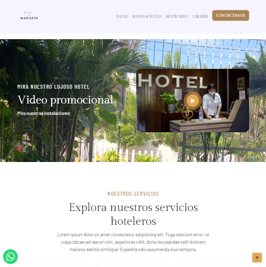 pagina web de manakin hecha por synetxis